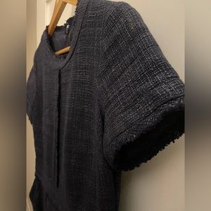 Banana Republic Navy Tweed Dress